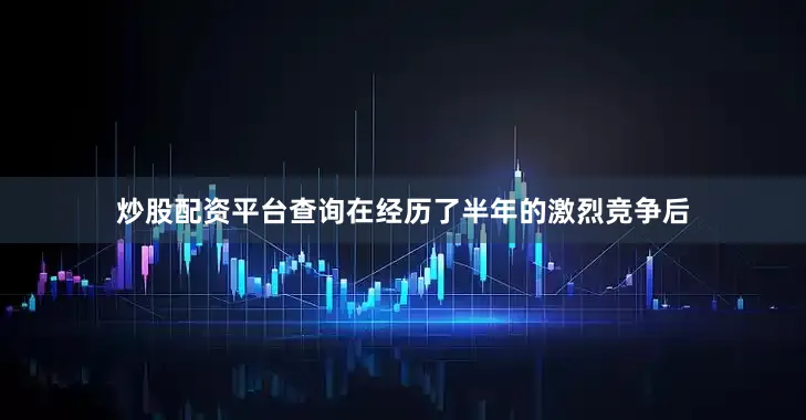 炒股配资平台查询在经历了半年的激烈竞争后